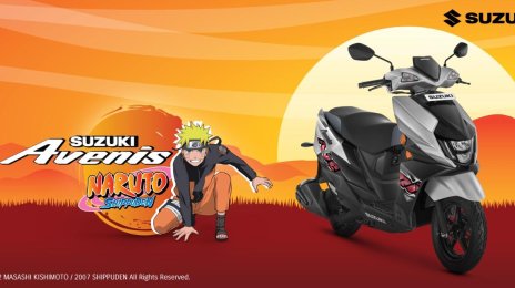 Suzuki Motorcycle India Collabs with Japanese Anime Star NARUTO SHIPPUDEN for Suzuki AVENIS