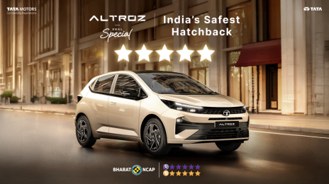 Tata Altroz Achieves 5-Star Safety Rating in Bharat NCAP