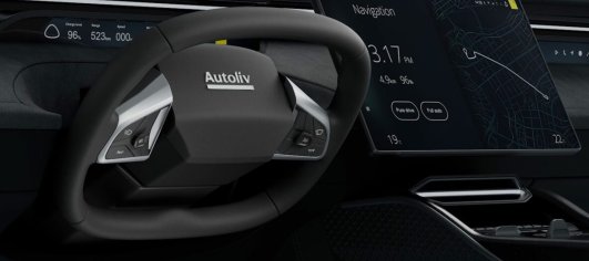 Autoliv and Tensor Unveil Foldable Steering Wheel for Level 4 Autonomous Cars