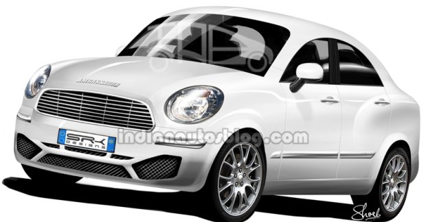 Rendering - Hindustan Ambassador revival