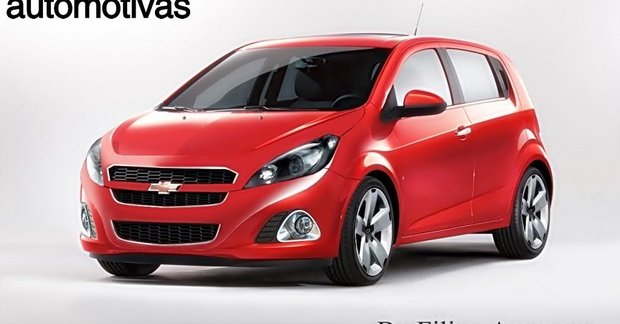 Rendering - The refreshed Chevrolet Sonic twins