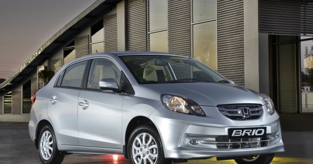 Honda Brio sedan exported to South Africa from India Honda Brio sedan exported to South Africa from India