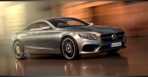 2014 Mercedes-Benz S Class Coupe production version rendered