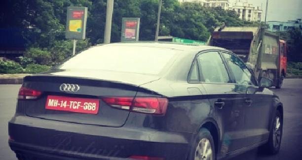 Spied - Audi A3 sedan spotted testing in India, again