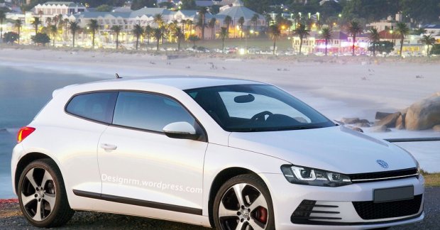 2015 VW Scirocco speculatively rendered