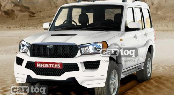 Render - Would the Mahindra Scorpio facelift look this way?