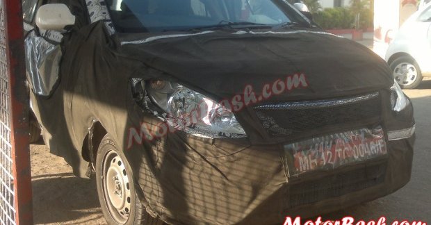 Spied - Base variant of 2014 Tata Vista