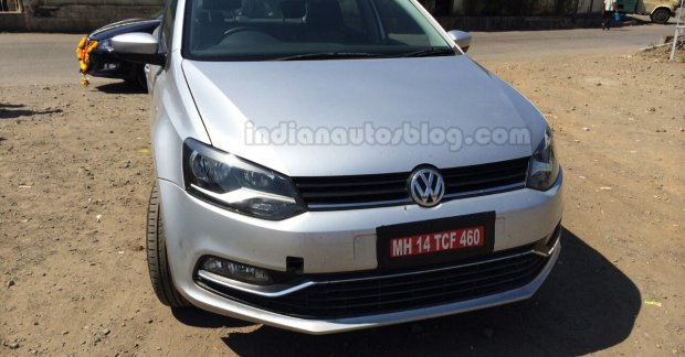 Spied - VW Polo facelift caught in India for the first time