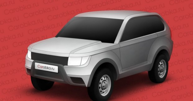 Rendering - Lada's 4X4 SUV (Renault Duster rival)