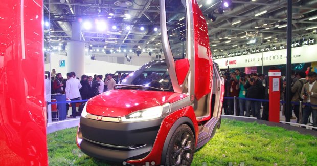 Auto Expo 2014 - Bajaj U-Car Concept revealed