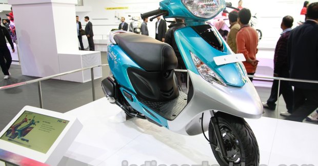 Auto Expo 2014 - TVS Scooty Zest 110 cc revealed