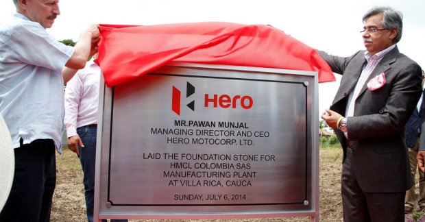 Hero Motocorp ventures into Colombia with a factory