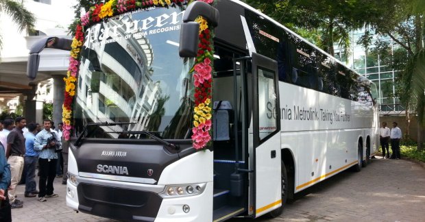 Scania Metrolink bus delivered in Chennai to Parveen