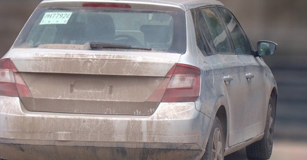 Rear of the 2015 Skoda Fabia nearly revealed