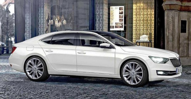 Rendering - 2016 Skoda Superb