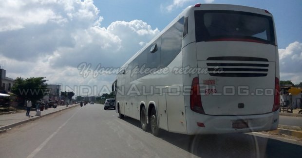 Tata Marcopolo Paradiso G7 coach spotted on test