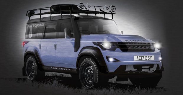 2017 Land Rover Defender new rendering