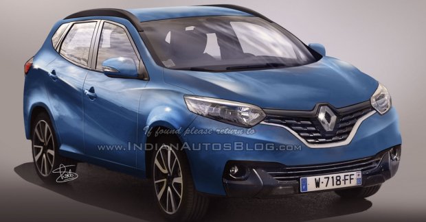 Renault C-Segment Qashqai-based compact SUV rendered