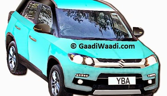 Maruti YBA sub-4 meter compact SUV - Rendering