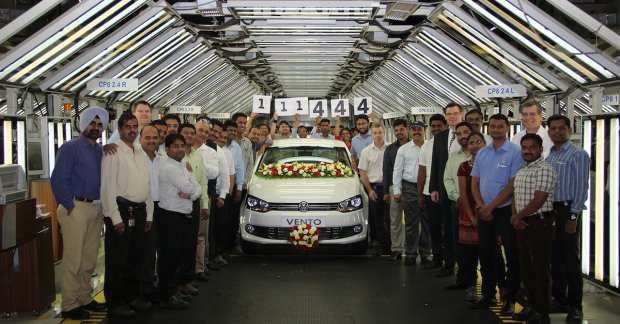 VW India's plant produces record number of cars in 2014