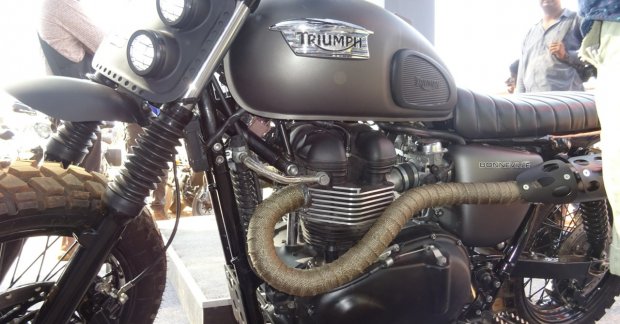 Triumph Showcases Custom Bonneville At India Bike Week