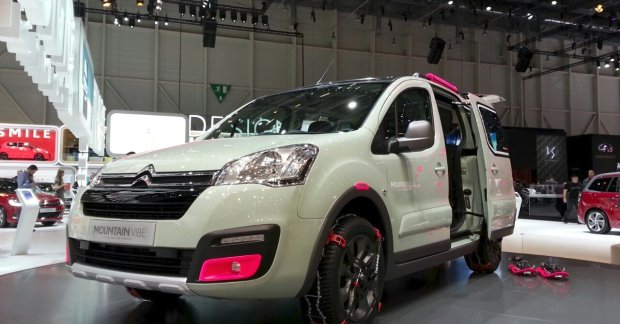 Citroen Berlingo Mountain Vibe Concept - 2015 Geneva Live