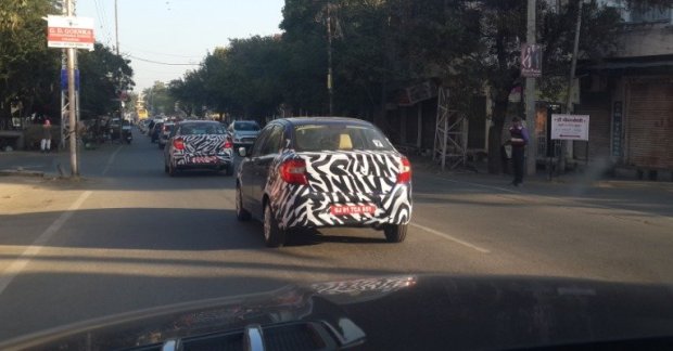 Ford Figo 'Aspire' spotted testing - Spied