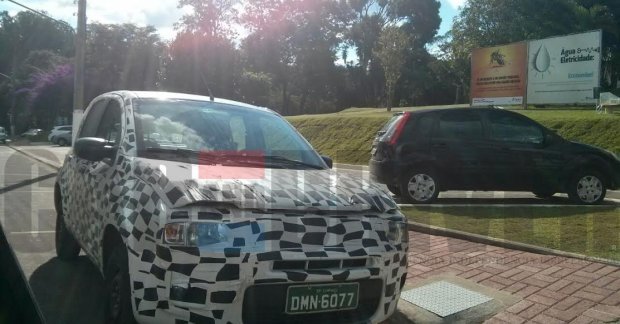 Fiat's low-cost hatchback 'X1H' spotted testing in Brazil