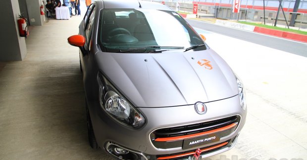 Made-in-India Fiat Punto Abarth showcased