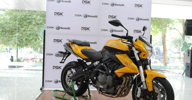 DSK Benelli TNT 600i Gold Limited Edition launched in India