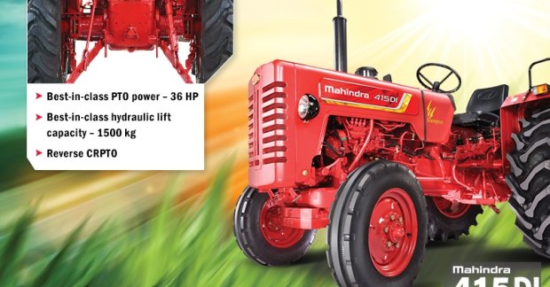 Mahindra 415 DI tractor with 1500 kg lift capacity launched