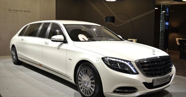 Mercedes Maybach S600 Pullman - 2015 Frankfurt Live