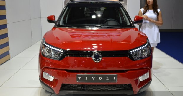 Euro-spec Ssangyong Tivoli diesel - 2015 Frankfurt Live