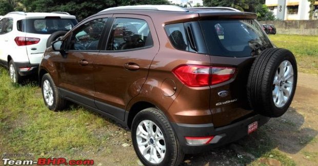 2016 Ford EcoSport snapped at a dealer yard in a new color
