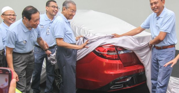 2016 Proton Perdana officially teased, gets a sculpted nose