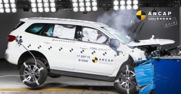 2015 Ford Endeavour (Ford Everest) scores 5/5 in crash test