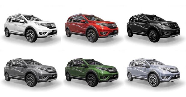 Honda Br V To Be Offered In Six Colors Images Inside