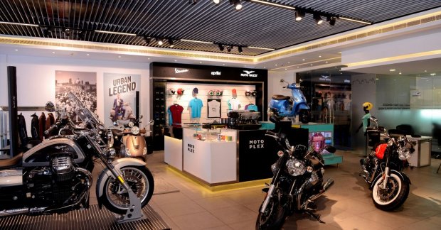 Piaggio Motoplex Pune opened with Vespa, Aprilia, Moto Guzzi