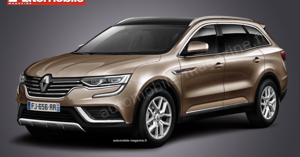 Renault Koleos successor renders, debuts at GIMS 2016