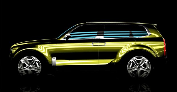 Kia Telluride SUV concept teased for 2016 NAIAS