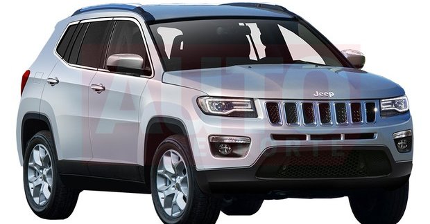 Jeep 551 (Jeep C-SUV) front and rear - Rendering