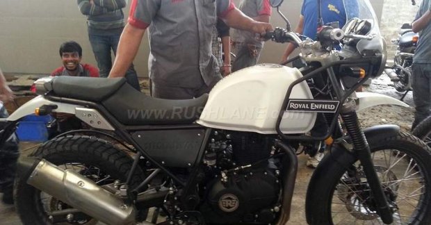 Royal Enfield Himalayan spotted at a dealership