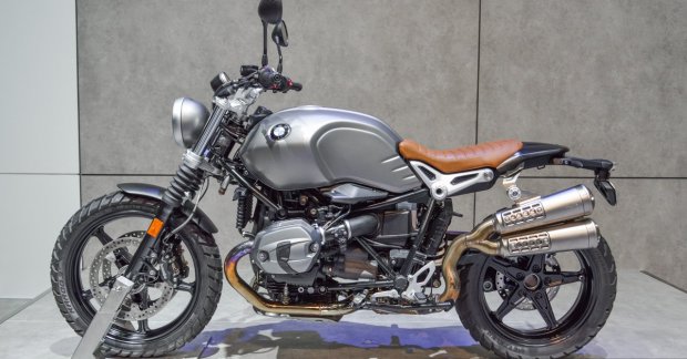 2016 BMW R nineT Scrambler, brushed aluminium tank - BIMS