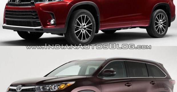 2017 Toyota Highlander vs 2014 Toyota Highlander - In Images