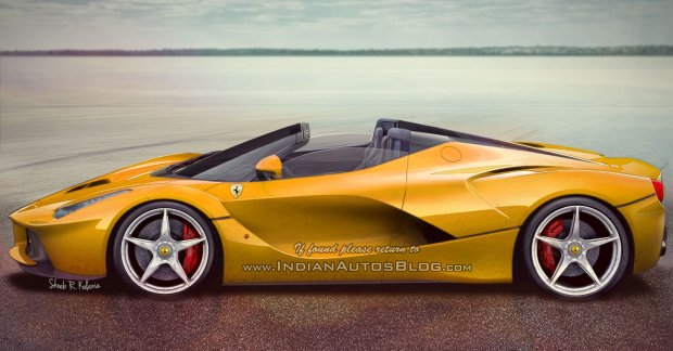 Ferrari LaFerrari Spider – Rendering