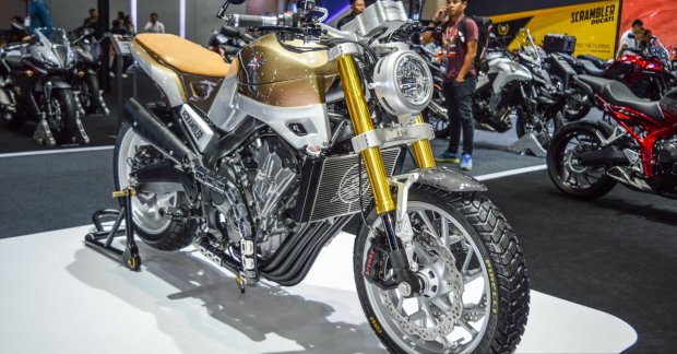 Honda CB650 Scrambler Concept - 2016 Bangkok Live