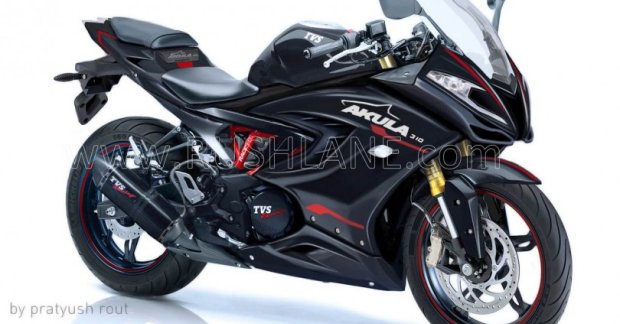 TVS Akula 310 road-going version - Rendering