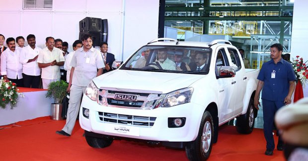 Isuzu D-Max V-Cross productions begins in Sri City, AP