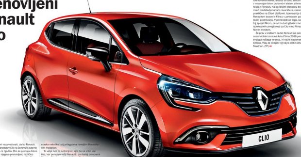 New rendering of the 2016 Renault Clio shows what's in store