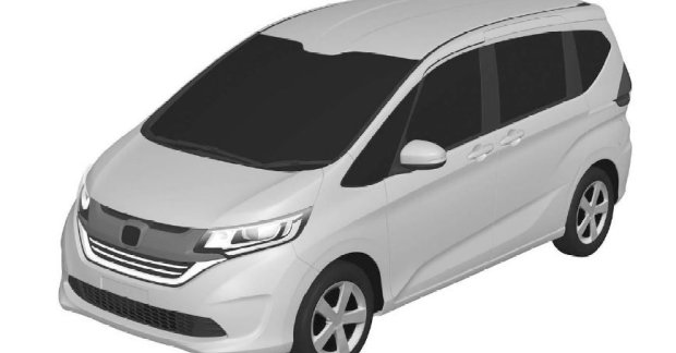 2016 Honda Freed MPV's patent design leaked